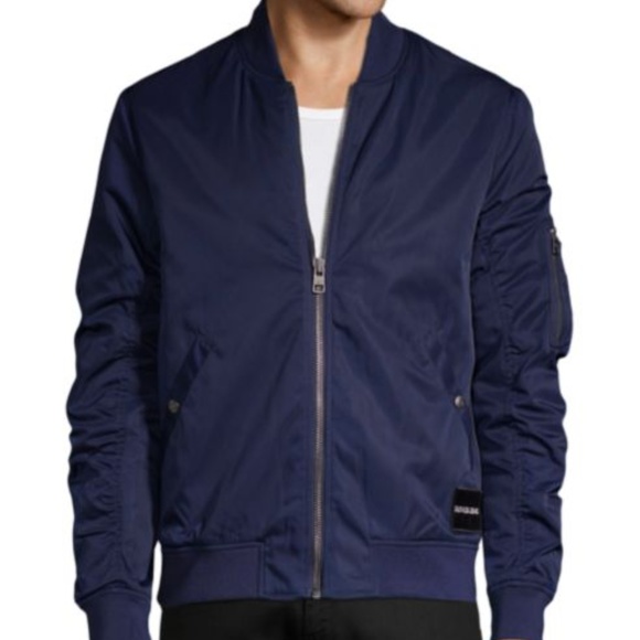 Calvin Klein Jeans Classic Bomber Jacket (Navy) - Picture 1 of 3